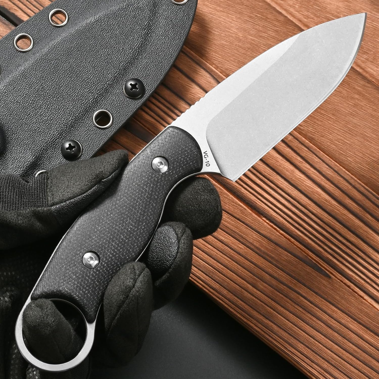 Survival Knife Full Tang - Eafengrow FF116 Vaste mes met vast