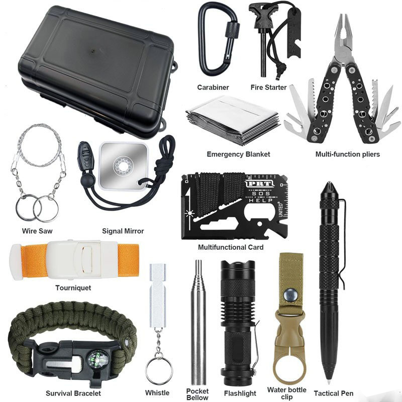 Outdoor Adventure Gear - Hongrui DIY Compacte Draagbare Stootvaste Overlevingsuitrusting