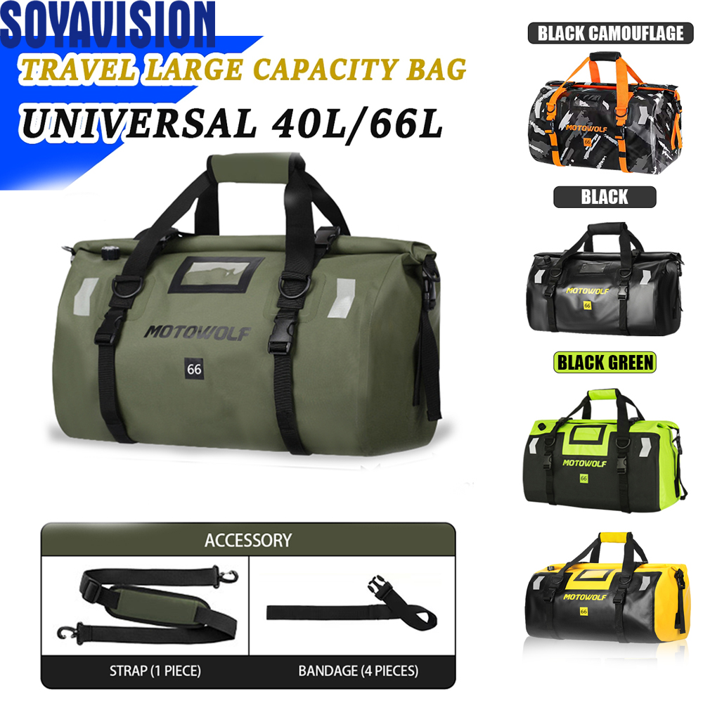 Outdoor Adventure Kayak - Waterdichte plunjezak 40L/66L motorfietsreisdroge tas voor