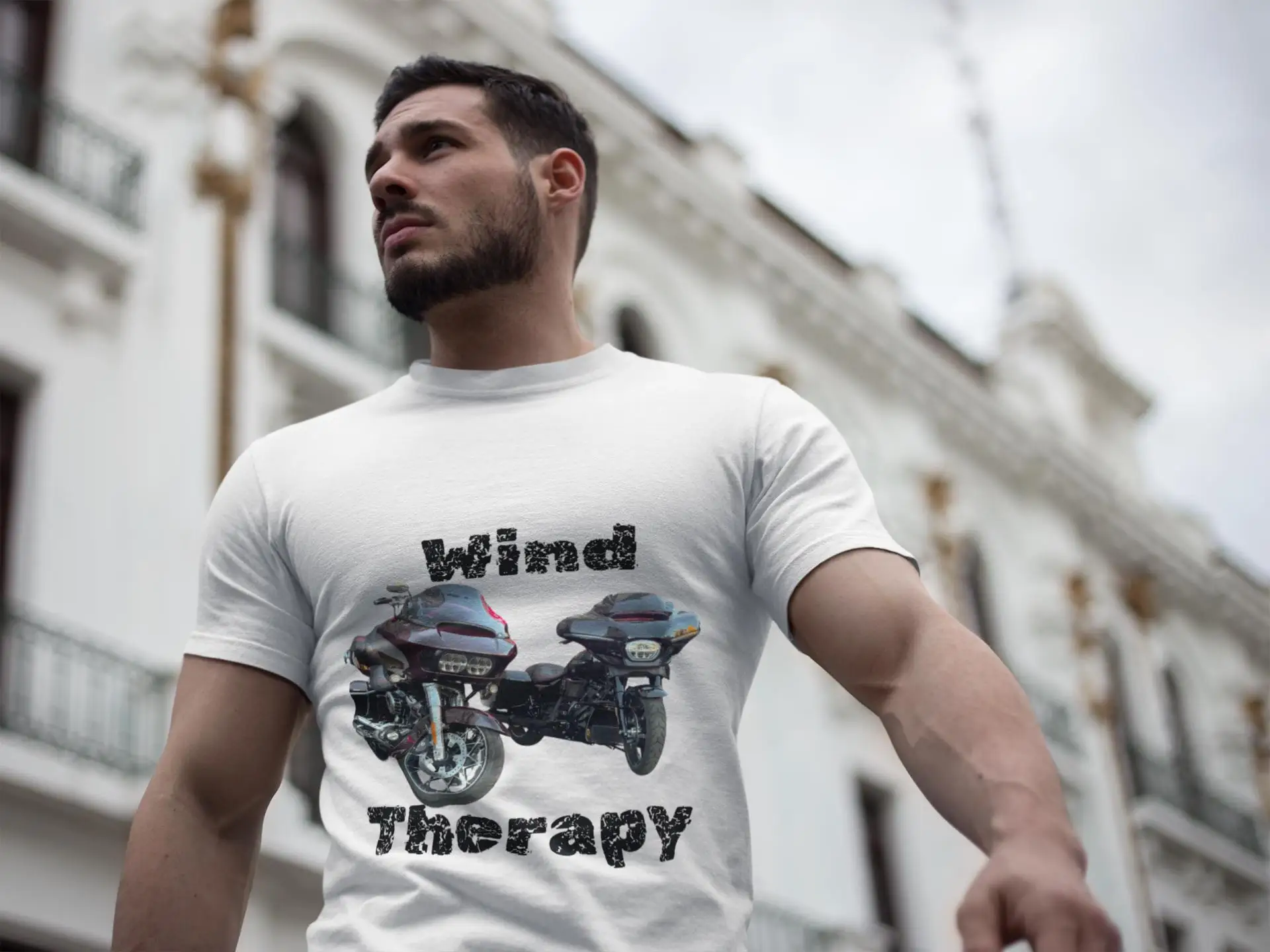 Outdoor Adventure Therapy - Windtherapie Lets Ride T-shirt Zie de