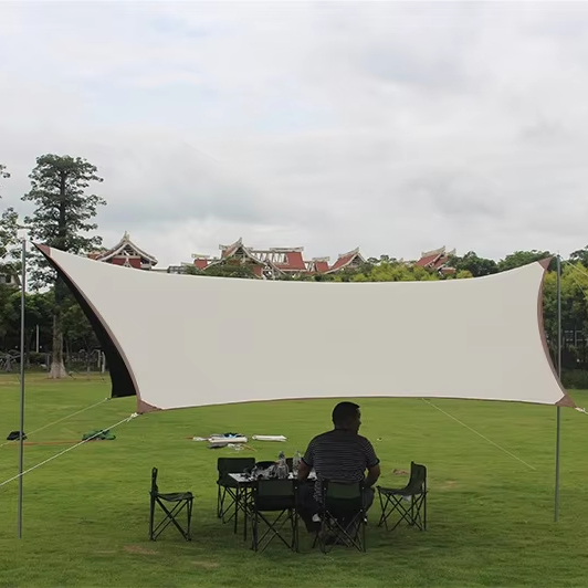 Hammock Rain Tarp - Kampeertentzeilen, waterdichte hangmatregenhoes, multifunctionele buitenopvang voor
