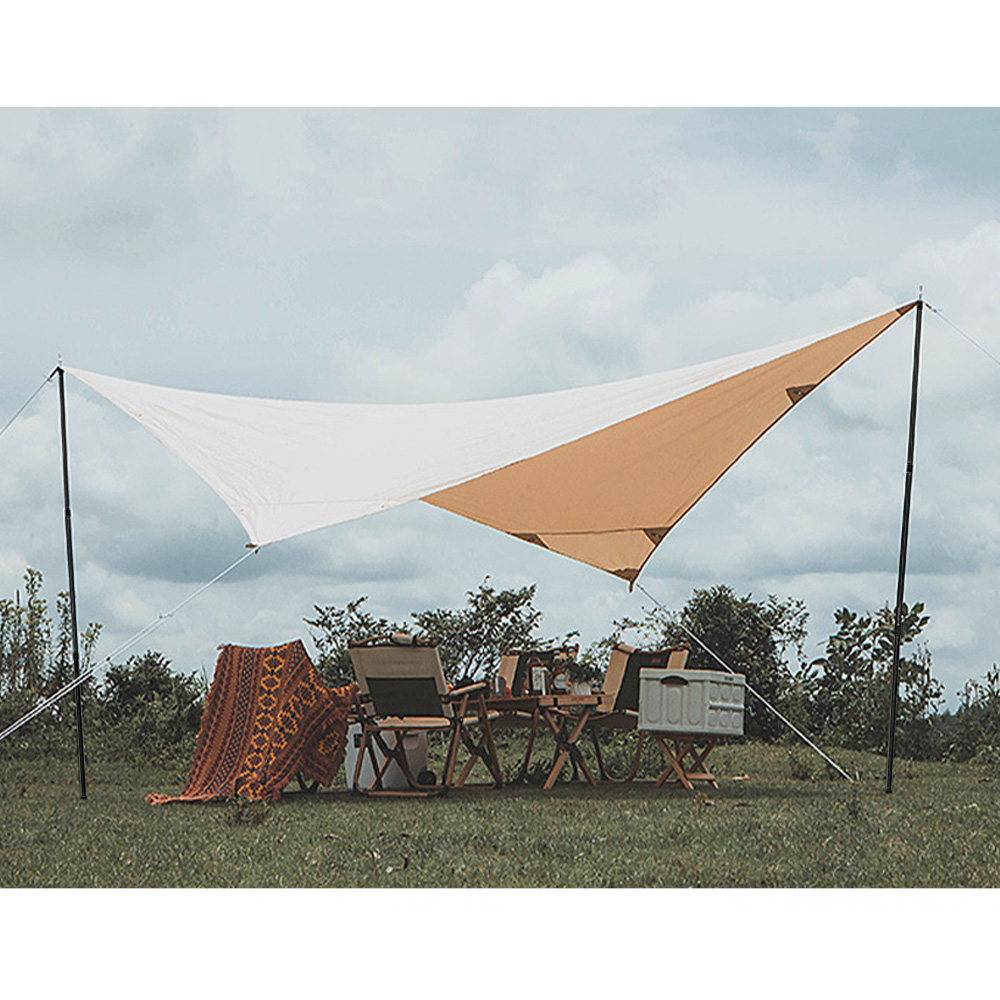 Hammock Rain Tarp - Tentstokken Draagbare lichtgewicht telescopische aluminium verstelbare