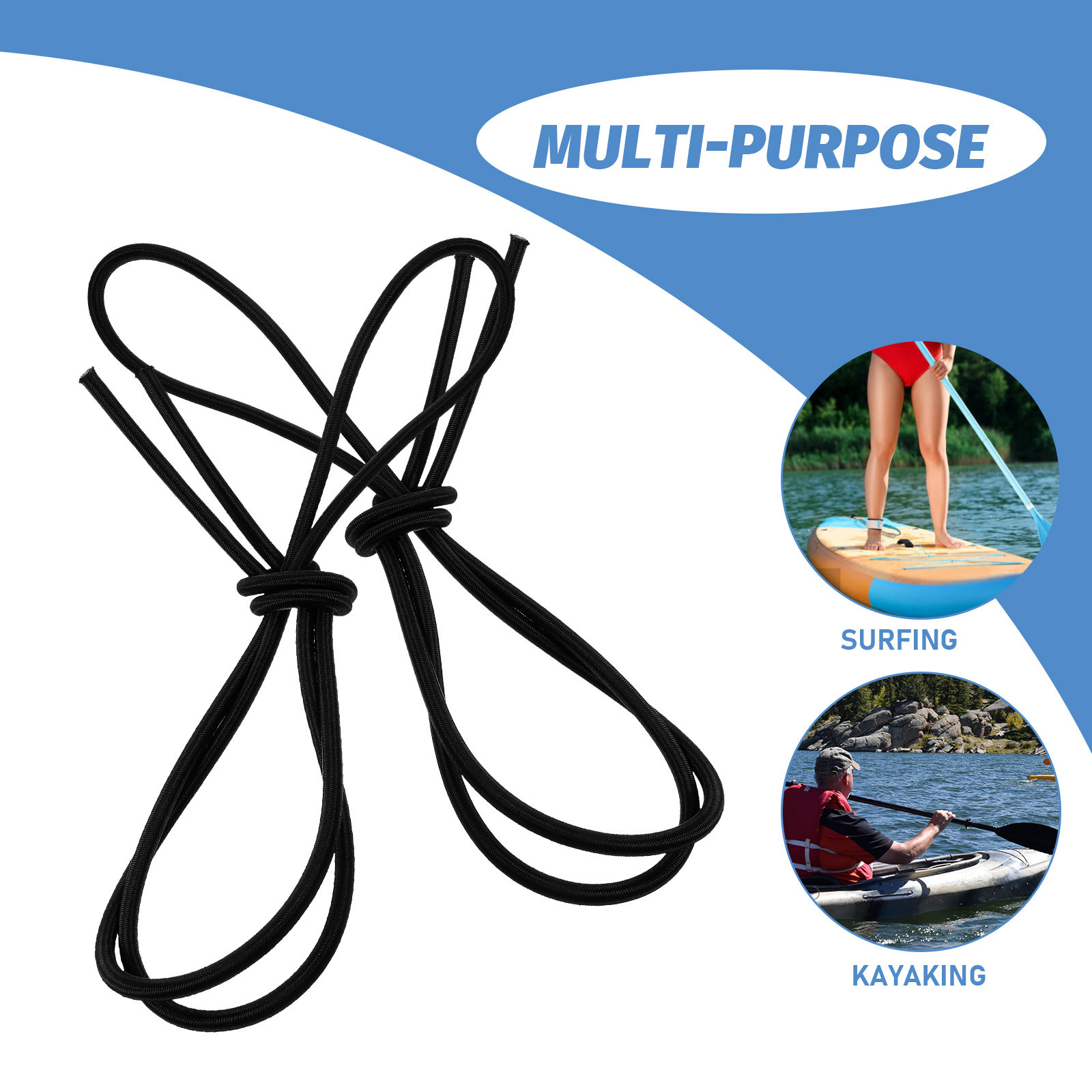 4-delige elastische paddle lea - Outdoor Adventure Kayak recensie en prijs