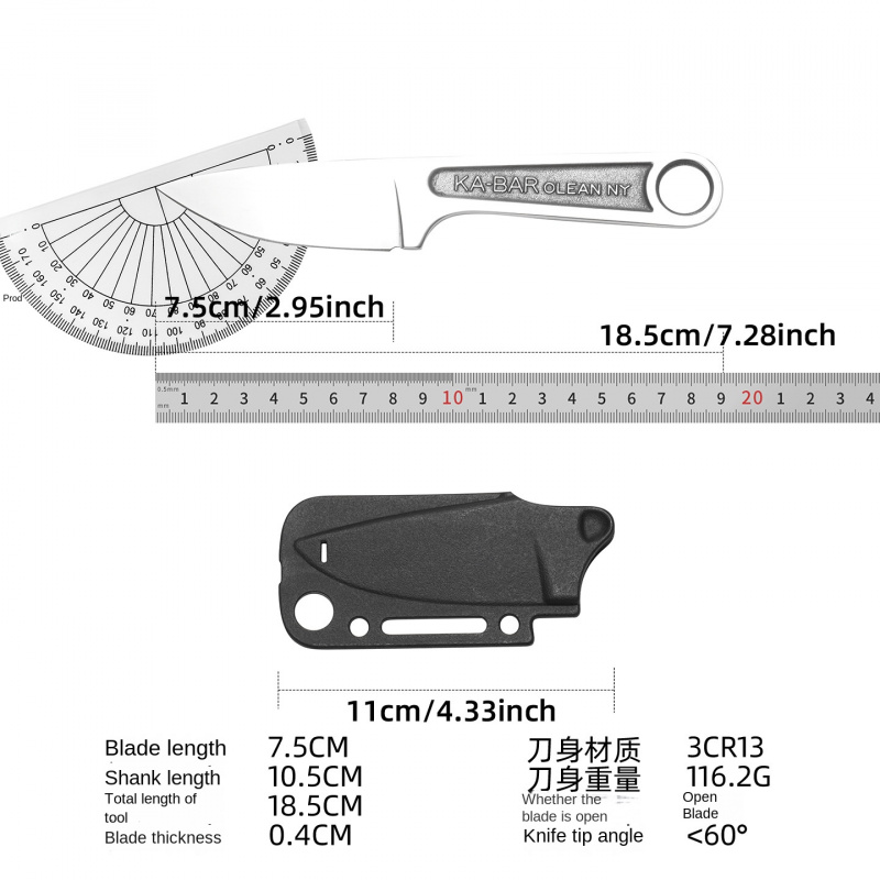 KA-BAR 1119 Kleine rechte sleu - Survival Knife Full Tang recensie en prijs