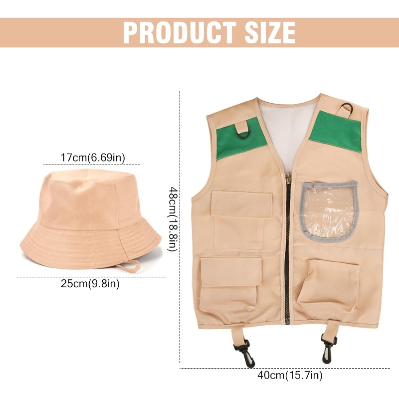 Safari-kostuum met cargo-vest  - Outdoor Adventure Hat recensie en prijs