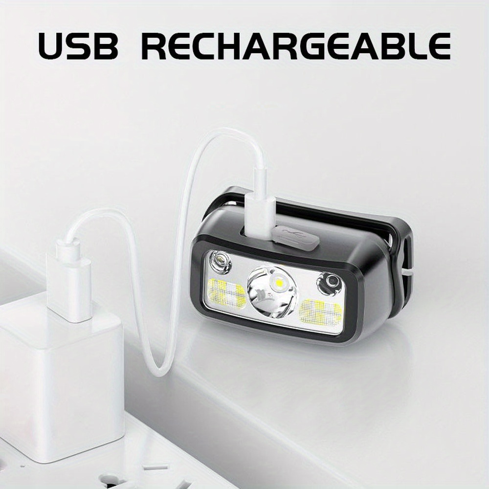 Krachtige COB LED-sensorkoplam - Headlamp Waterproof Rechargeable recensie en prijs