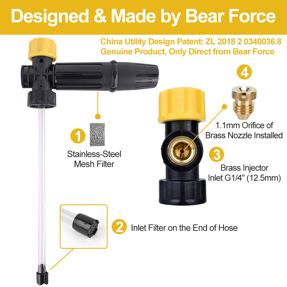 Auto Schuim Wassen Sneeuw Schu - Bear Spray Clip recensie en prijs