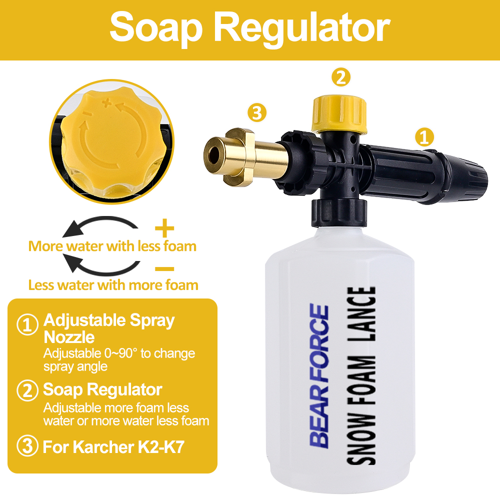 Auto Schuim Wassen Sneeuw Schu - Bear Spray Clip recensie en prijs