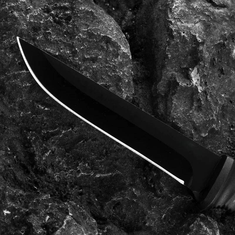 Buitenmes met scherp en zeer h - Survival Knife Full Tang recensie en prijs