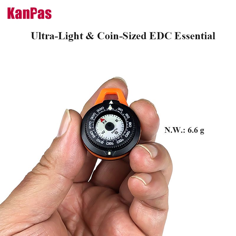 KANPAS EDC Mini-kompas, Lichtg - Outdoor Adventure Gear recensie en prijs