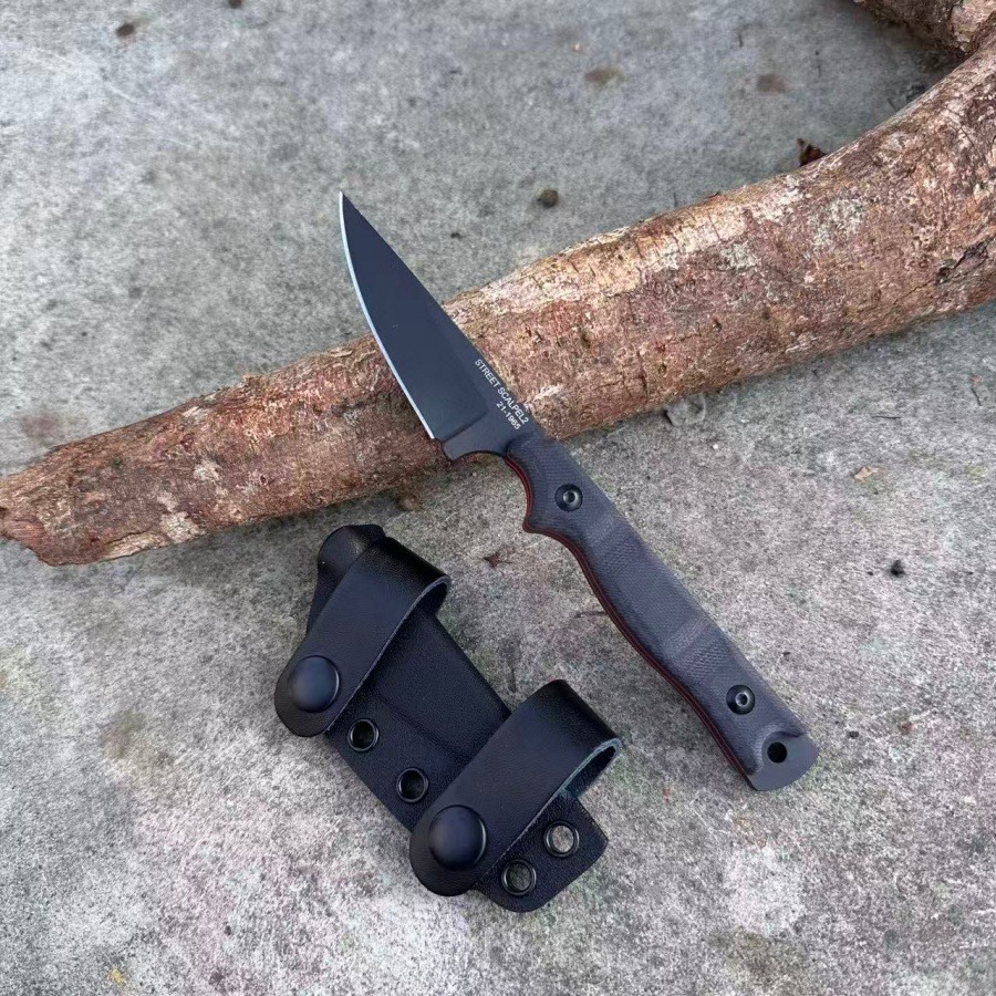 TOPS Street Scalpel 2-mes canv - Survival Knife Full Tang recensie en prijs